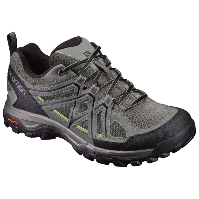 Salomon EVASION 2 AERO Zapatillas Trekking Hombre - Gris / Negras - Colombia (48172-AMOP)